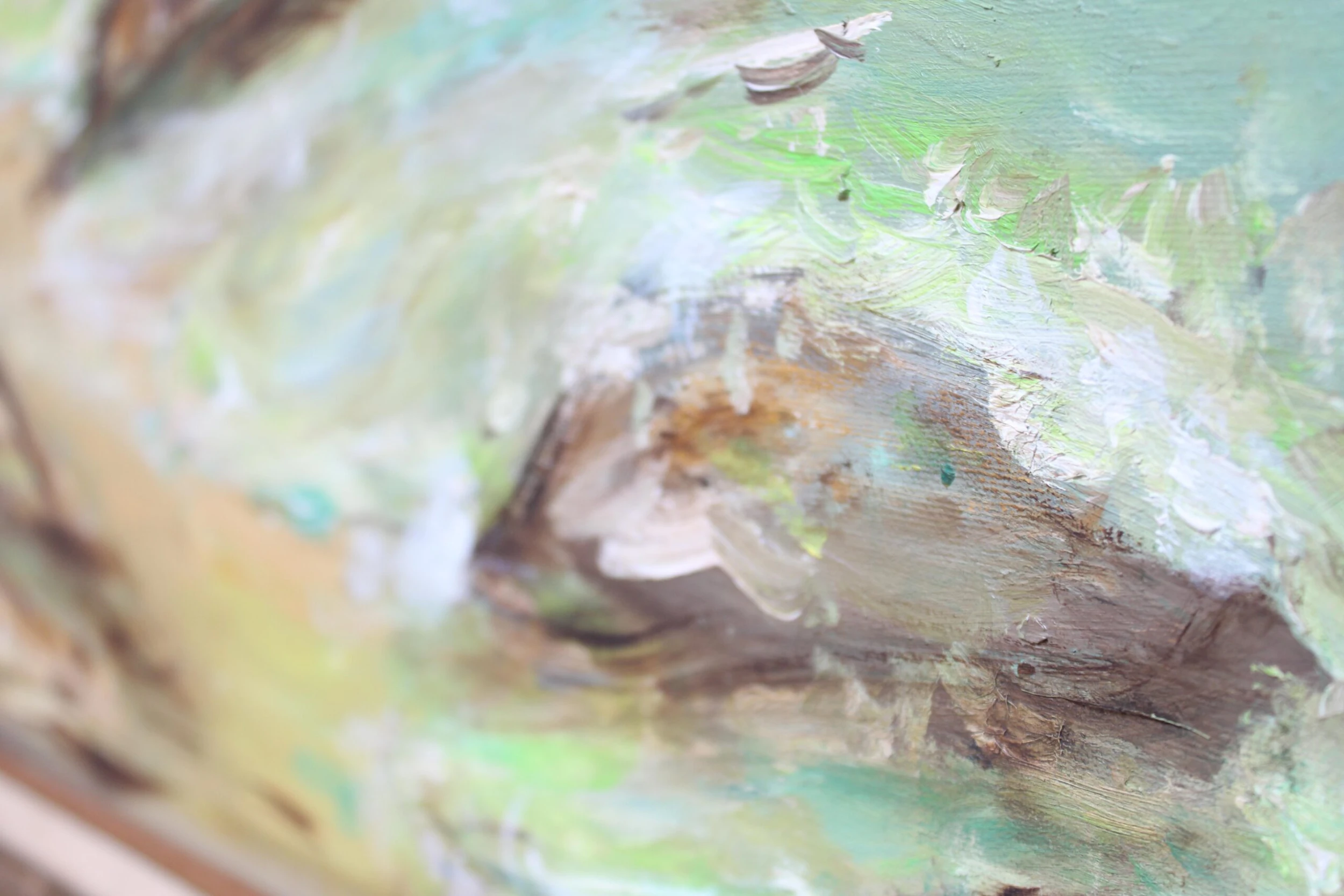 Ext. Lrg Mid-Century Modern Oil On Canvas Seascape Circa 1960's 4 Ext. Lrg Mid-Century Modern Oil On Canvas Seascape Circa 1960's - Image 4