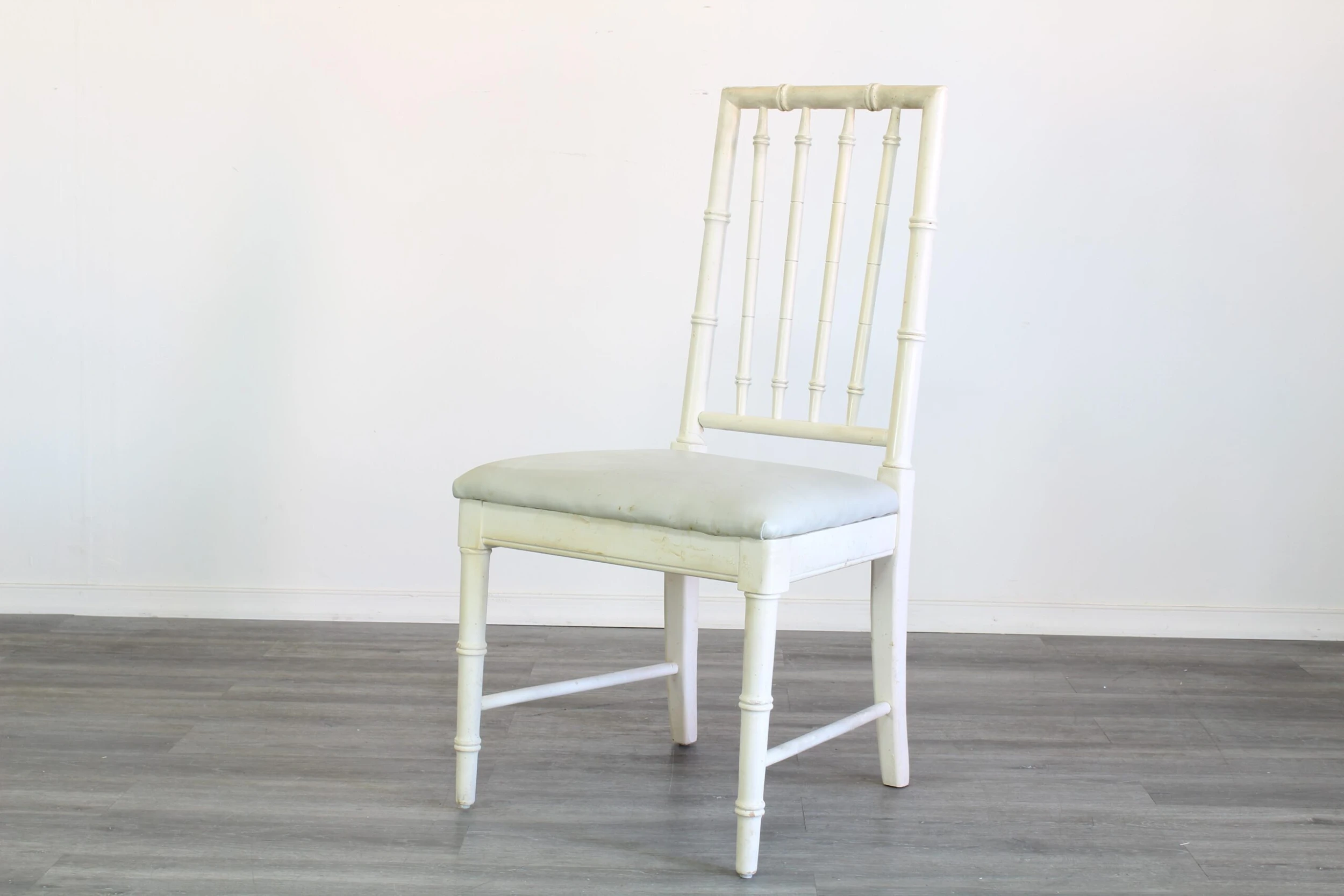 Faux Bamboo Dining Chairs - S4 3 Faux Bamboo Dining Chairs - S4 - Image 3