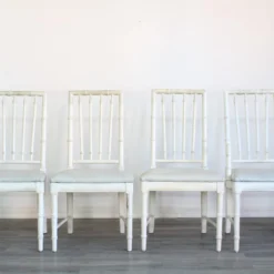 Faux Bamboo Dining Chairs - S4 9 Faux Bamboo Dining Chairs - S4 -chairish shop faux bamboo dining chairs s4 5377 scaled