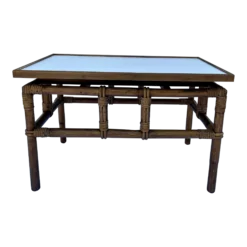 Ficks Reed 1950’s Rattan Far Horizons End Table