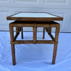Ficks Reed 1950’s Rattan Far Horizons End Table -chairish shop ficks reed 1950s rattan far horizons end table 6877 scaled