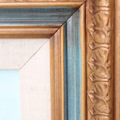 Framed 1960's Coastal Ship Sea Scape Oil Painting -chairish shop framed 1960s coastal ship sea scape oil painting 5422 scaled