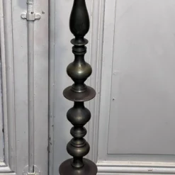 French 1940's Brass & Bronze Floor Lamp With Hand Finished Patina -chairish shop french 1940s brass and bronze floor lamp with hand finished patina 2503 scaled