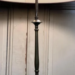 French 1940's Brass & Bronze Floor Lamp With Hand Finished Patina -chairish shop french 1940s brass and bronze floor lamp with hand finished patina 9289 scaled