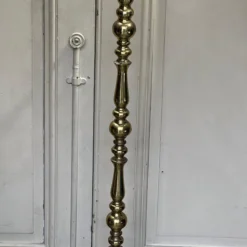 French 1940’s Polished Brass Floor Lamp -chairish shop french 1940s polished brass floor lamp 3368 scaled