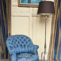 French 1950’s Nickel Plated Floor Lamp On A Tripod Case -chairish shop french 1950s nickel plated floor lamp on a tripod case 1033 scaled