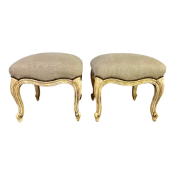French Carved Benches C. 1930’s - A Pair