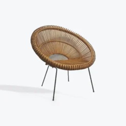 French Rattan Chair, 1960's -chairish shop french rattan chair 1960s 3827