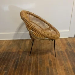 French Rattan Chair, 1960's -chairish shop french rattan chair 1960s 7559 scaled