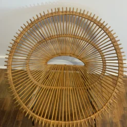 French Rattan Chair, 1960's -chairish shop french rattan chair 1960s 9873 scaled