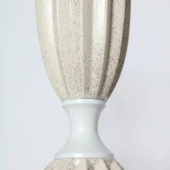 Gerald Thurston "Floriform" Eggshell Ceramic Lamps, 1950's - A Pair -chairish shop gerald thurston floriform eggshell ceramic lamps 1950s a pair 1871 scaled