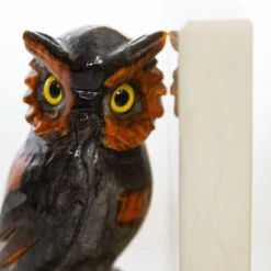 Hand-Carved Owl Bookends Italian Alabaster 1950's A Pair 17 Hand-Carved Owl Bookends Italian Alabaster 1950's A Pair -chairish shop hand carved owl bookends italian alabaster 1950s a pair 2529