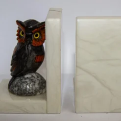 Hand-Carved Owl Bookends Italian Alabaster 1950's A Pair 14 Hand-Carved Owl Bookends Italian Alabaster 1950's A Pair -chairish shop hand carved owl bookends italian alabaster 1950s a pair 9976