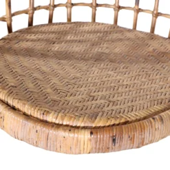 Hanging Wicker Basket Egg Chair With Metal Stand Circa 1970's -chairish shop hanging wicker basket egg chair with metal stand circa 1970s 3160