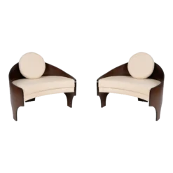 Henry Glass Pair Of 1960's 'Intimate Island' Lounge Chairs