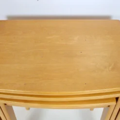 Heywood Wakefield Style Solid Maple Nesting Tables, 1950's - Set Of 3 -chairish shop heywood wakefield style solid maple nesting tables 1950s set of 3 9889