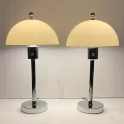 Italian Vintage 1960’s Space Age Chrome Lamps A Pair 12 Italian Vintage 1960’s Space Age Chrome Lamps A Pair -chairish shop italian vintage 1960s space age chrome lamps a pair 9414