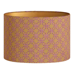 Lampshade Harper Safari Pink (Round S)