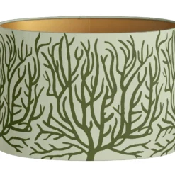 Lampshade Lauren Dusty Green Moss (Round S) -chairish shop lampshade lauren dusty green moss round s 9154