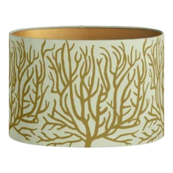 Lampshade Lauren Dusty Green Olive (Round S)