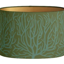 Lampshade Lauren Moss Sage (Round S) -chairish shop lampshade lauren moss sage round s 5014