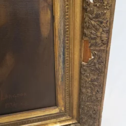 Large 1930's Full Length Portrait Painting Of A Lady, Signed, Brown University Label 19 Large 1930's Full Length Portrait Painting Of A Lady, Signed, Brown University Label -chairish shop large 1930s full length portrait painting of a lady signed brown university label 6311 scaled