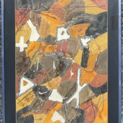 Large Abstract Mixed Media From 70's/Unsigned 19 Large Abstract Mixed Media From 70's/Unsigned -chairish shop large abstract mixed media from 70sunsigned 5671