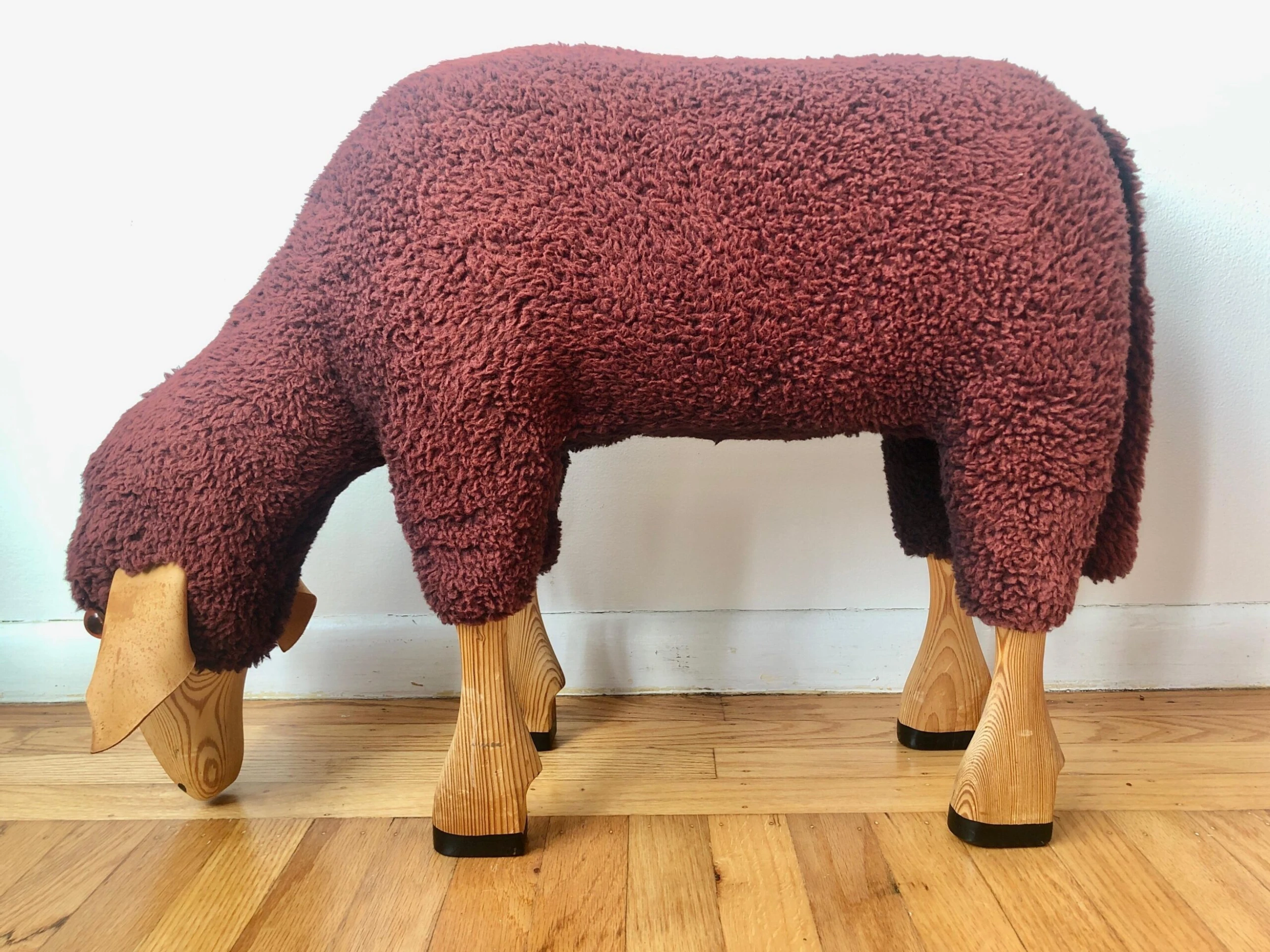 Large Hans Peter Krafft Grazing Black Sheep 1960's 6 Large Hans Peter Krafft Grazing Black Sheep 1960's - Image 6