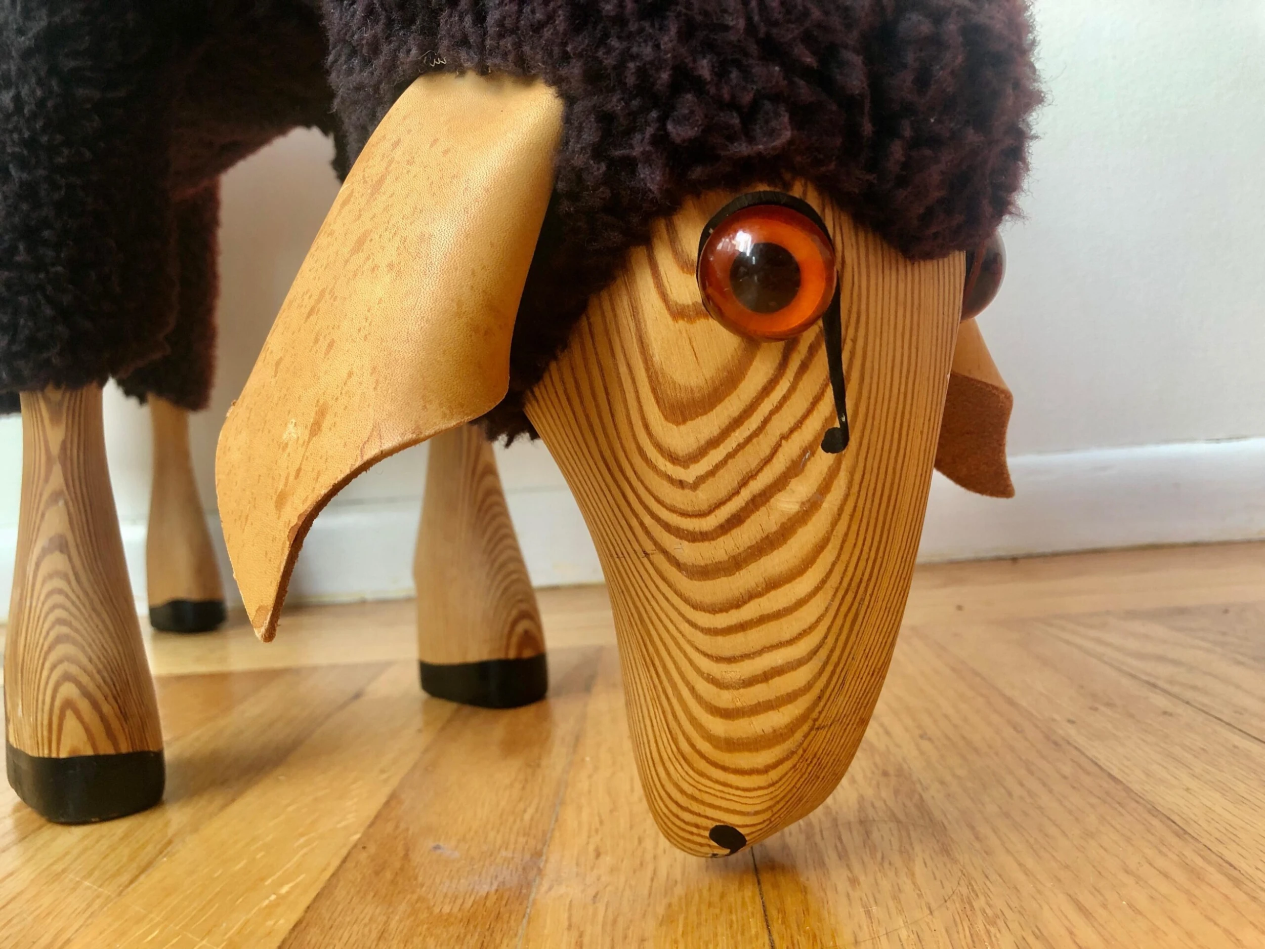 Large Hans Peter Krafft Grazing Black Sheep 1960's 10 Large Hans Peter Krafft Grazing Black Sheep 1960's - Image 10