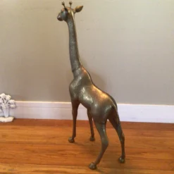 Large Vintage 70’s Brass Giraffe This -chairish shop large vintage 70s brass giraffe this 2167