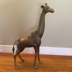 Large Vintage 70’s Brass Giraffe This -chairish shop large vintage 70s brass giraffe this 3971