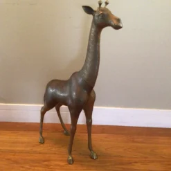 Large Vintage 70’s Brass Giraffe This -chairish shop large vintage 70s brass giraffe this 6829