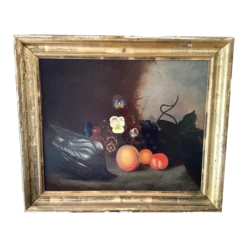 Late 19th Century French Still Life Oil Painting Signed S. La Dure, Framed