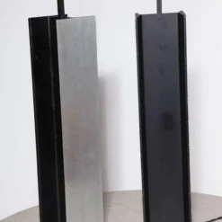 Laurel Lamp Co. Steel I Beam Table Lamps, 1960's - A Pair -chairish shop laurel lamp co steel i beam table lamps 1960s a pair 7648