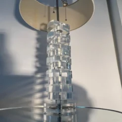 Lucite And Chrome Table Lamp By Karl Springer, C. 1970's -chairish shop lucite and chrome table lamp by karl springer c 1970s 8358