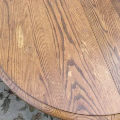 Mid 20th Century S. Bent Bros Colonial Round Table With Brass Accents -chairish shop mid 20th century s bent bros colonial round table with brass accents 3267