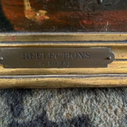 Mid 20th Century S. Loman "Reflections" Still Life Oil Painting -chairish shop mid 20th century s loman reflections still life oil painting 2344