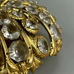 Mid-Century Brass & Glass Ceiling Lamp By Peris Andreu For S. A. Riper -chairish shop mid century brass and glass ceiling lamp by peris andreu for s a riper 1122