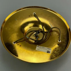 Mid-Century Brass & Glass Ceiling Lamp By Peris Andreu For S. A. Riper -chairish shop mid century brass and glass ceiling lamp by peris andreu for s a riper 1222