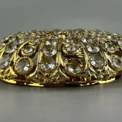 Mid-Century Brass & Glass Ceiling Lamp By Peris Andreu For S. A. Riper -chairish shop mid century brass and glass ceiling lamp by peris andreu for s a riper 1908