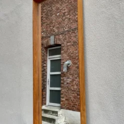 Mid-Century Danish Full Size Wall Mirror In Oak By Aarhus G&S, 1960s -chairish shop mid century danish full size wall mirror in oak by aarhus gands 1960s 1111