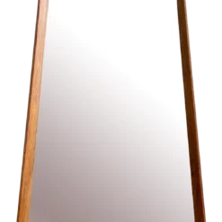 Mid-Century Danish Full Size Wall Mirror In Oak By Aarhus G&S, 1960s
