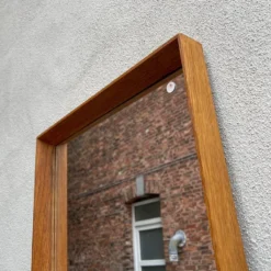 Mid-Century Danish Full Size Wall Mirror In Oak By Aarhus G&S, 1960s -chairish shop mid century danish full size wall mirror in oak by aarhus gands 1960s 8953