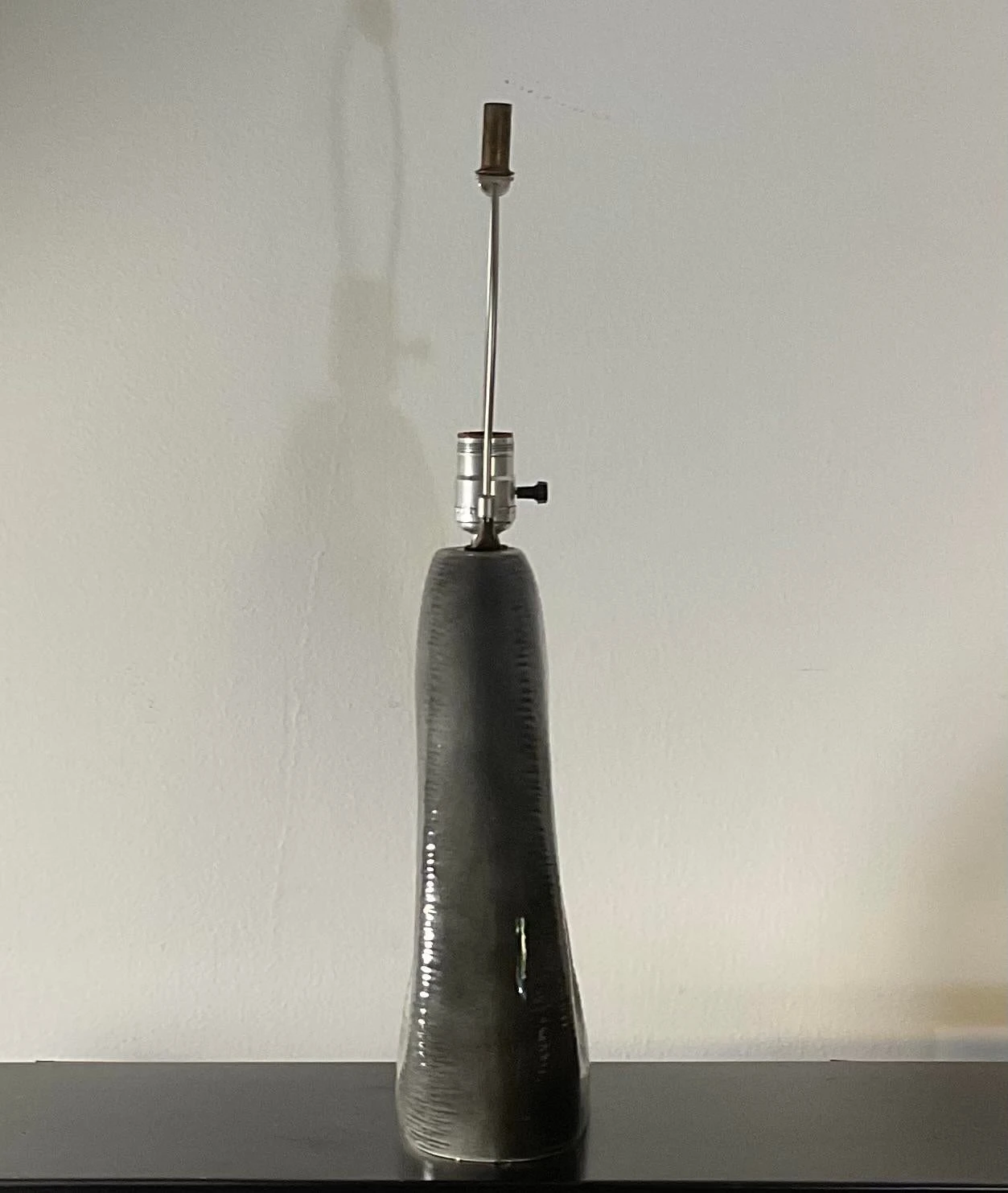 Mid-Century Haeger Vintage 1950's Pheasant Bird Ceramic Gray Table Tv Lamp Double Illumination 4 Mid-Century Haeger Vintage 1950's Pheasant Bird Ceramic Gray Table Tv Lamp Double Illumination - Image 4