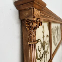 Mid-Century Large Neoclassical Style Verre Églimosé & Carved Wood Trumeau Over-Mantel Wall Mirror - Italian 1960's 15 Mid-Century Large Neoclassical Style Verre Églimosé & Carved Wood Trumeau Over-Mantel Wall Mirror - Italian 1960's -chairish shop mid century large neoclassical style verre eglimose and carved wood trumeau over mantel wall mirror italian 1960s 3734 scaled