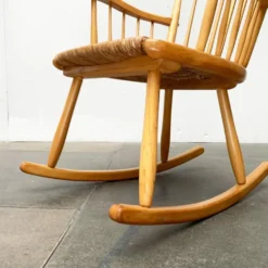 Mid-Century Model WK-S 7 Beech Rocking Chair By Arno Lambrecht For Wk Möbel, 1950s -chairish shop mid century model wk s 7 beech rocking chair by arno lambrecht for wk mobel 1950s 7431
