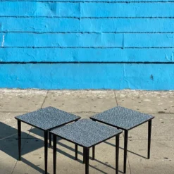 Mid Century Modern 1950’s Geometric Set Of 3 Stacking Tables -chairish shop mid century modern 1950s geometric set of 3 stacking tables 4354