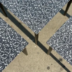 Mid Century Modern 1950’s Geometric Set Of 3 Stacking Tables -chairish shop mid century modern 1950s geometric set of 3 stacking tables 8418