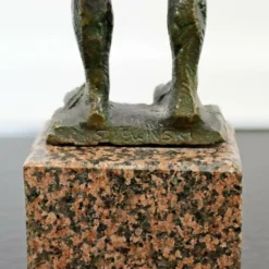 Mid Century Modern Bronze Table Sculpture On Marble Signed S. Lewinsky Woman -chairish shop mid century modern bronze table sculpture on marble signed s lewinsky woman 5568