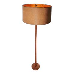 Mid Century Modern Danish Style Wood Floor Lamp C 1950/1960’s